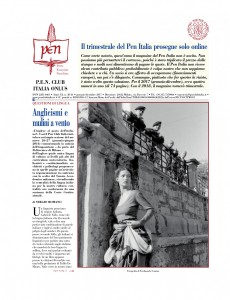 Anglicismi e mulini a vento di Sergio Romano (sul n. 38/41 del magazine del Pen)